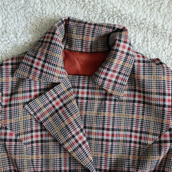 Vintage Plaid Blazer - Picture 3 of 5